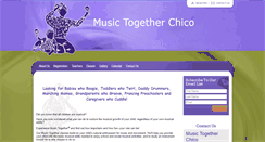 Desktop Screenshot of musictogetherchico.com